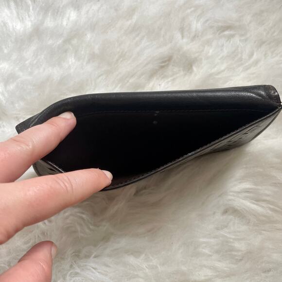 Bottega Veneta Intrecciato Bi-fold Woven Long Dark Brown Vertical Wallet - Picture 3 of 16